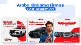 Araba Kiralama Firması Post Tasarımları