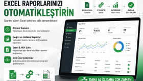 excel raporlarınızı otomatik hazırlayan özel program yaparım
