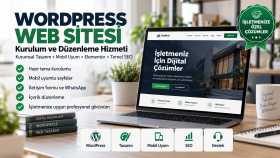 WordPress web sitenizi kurar ve düzenlerim