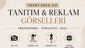 yapay zeka destekli reklam görseli ve video hazırlıyorum