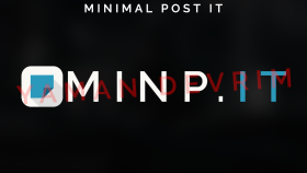Minp.It (MinimalPostit) logo tasarımı