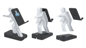 Dağcı temalı telefon tutacağı tasarladım.