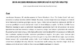 Çevirisini Yaptığım Tez Çalışması