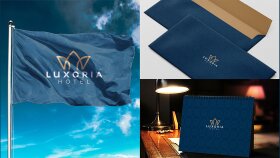 Luxoria Kurumsal Kimlik Mock-up'ları