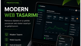  modern web siteleri tasarlıyorum