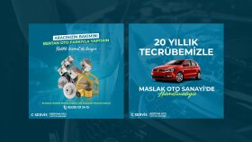 Maslak C Servis - Sosyal Medya Post Tasarımı