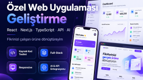 fikrinize özel web uygulaması geliştiririm