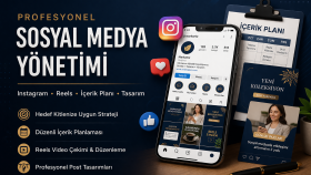 markanız için profesyonel sosyal medya yönetimi yaparım