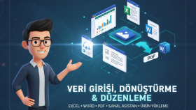 hızlı veri girişi ve dosya düzenleme işleri yapabilirim