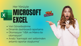 excelde ihtiyacınız olan tablo ve raporları hazırlayabilirim