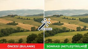 bulanık ve düşük kaliteli fotoğraflarınızı netleştiririm