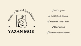 markanız için yaratıcı ve SEO uyumlu metinler hazırlarım