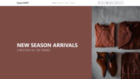 Shop website