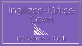 İngilizce-Türkçe Çeviri