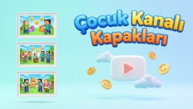 çocuk kanalları için profesyonel thumbnail(kapak) yaparım