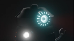 Cinematic Hover Robot Animation