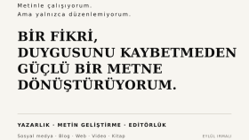 markanız için özgün ve etkili içerik metinleri yazarım