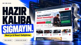 Nextjs React ile markanıza özel hızlı web sitesi yaparım