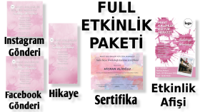 etkinlikler için medyalar tasarlayabilirim