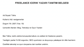 SEO uyumlu, özgün ve etkili blog yazıları yazarım