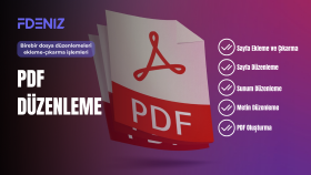 pdf belgelerinizi düzenlerim