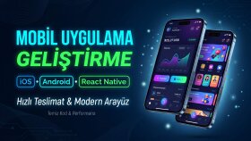 React Native ile mobil uygulama geliştiririm