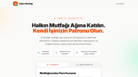 Halkın Mutfağı - Kurumsal Site ve Dijital Otomasyon