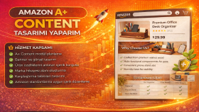 Amazon A+ Content tasarımı yaparım