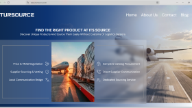 Tursource- B2B commerce landing page