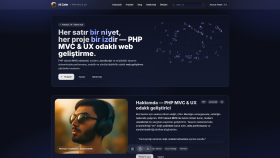 Ali Zafer - Geliştirici portföy sitesi 