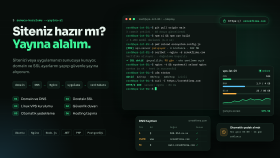 web sitenizi ve sunucunuzu kurar, yayına alırım