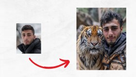 Yüz değiştirme portre tasarım