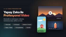 uygulamanız için ai ile videolar hazırlarım