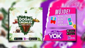 Instagram ve Facebook için gönderi çalışmaları;