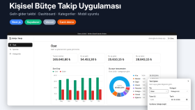 Kişisel Bütçe ve Harcama Takip Web Uygulaması