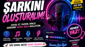 yapay zeka ile hayalinizdeki şarkıyı oluşturabilirim