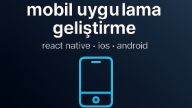 react native ile ios ve android uygulama geliştiriyorum
