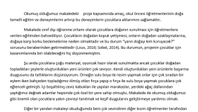 Blog yazısı
