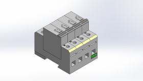 SolidWorks Endüstriyel Alçak Gerilim Koruma Cihazı Tasarımı