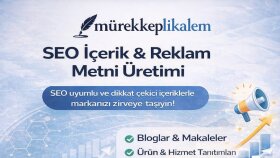 SEO uyumlu içerik ve reklam metini üretirim