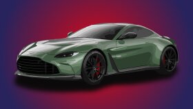 Aston Martin V12 Vantage İllüstrasyon
