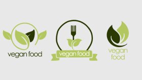 vegan food Logo Tasarımı