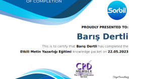 İngiliz Akreditasyon Kurumu CPD Olaylı Sertifika