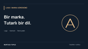 logonuzu ve markanızın temel görsel kimliğini tasarlarım