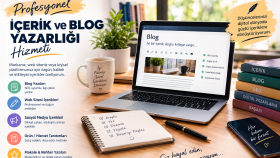 blog ve içerik yazarlığı hizmeti sunarım