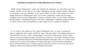 Shakespeare- The Merchant of Venice 
