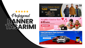 banner, afiş, rollup, billboard ve raket tasarımları yaparım
