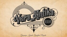 Vera Antika 1800'ler estetiklerinde logo çalışması