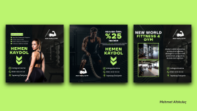 Gym & Fitness Sosyal Medya Tasarımı