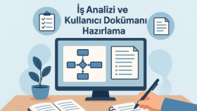 iş süreçlerini analiz edip dokümanlar hazırlıyorum